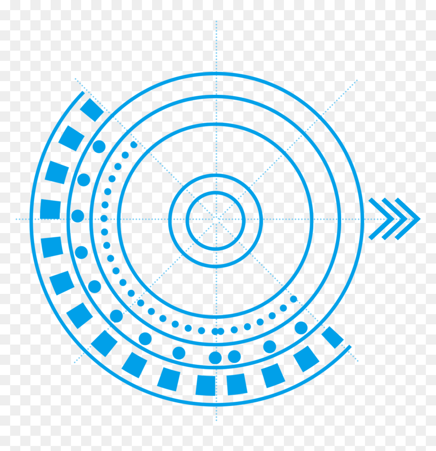 Borda De Tecnologia Azul Futurista Frame Png E Psd - Tecnologia Azul Png, Transparent Png - tecnologia png