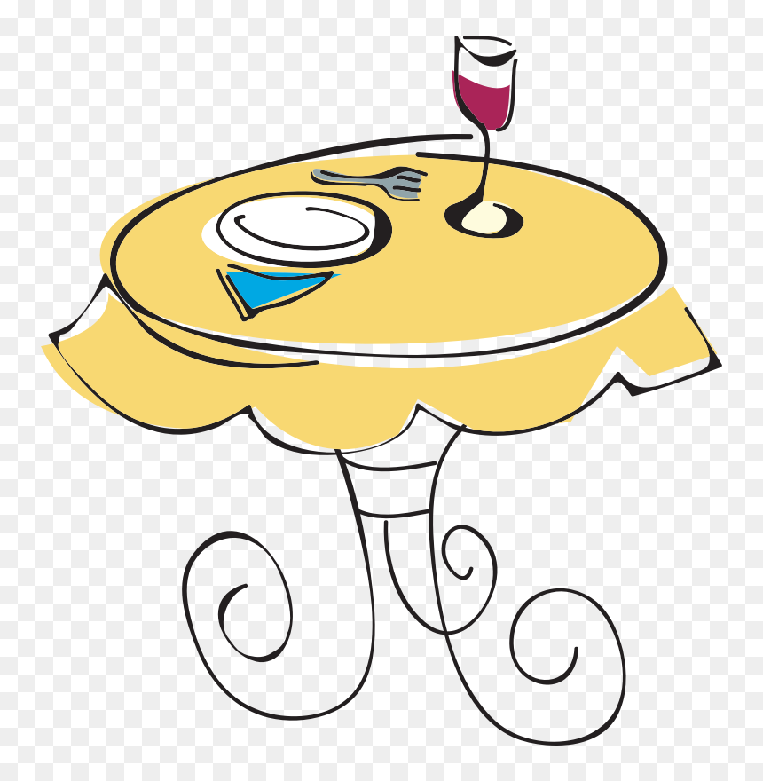 Cafe Table - Portable Network Graphics, HD Png Download - cafe table png