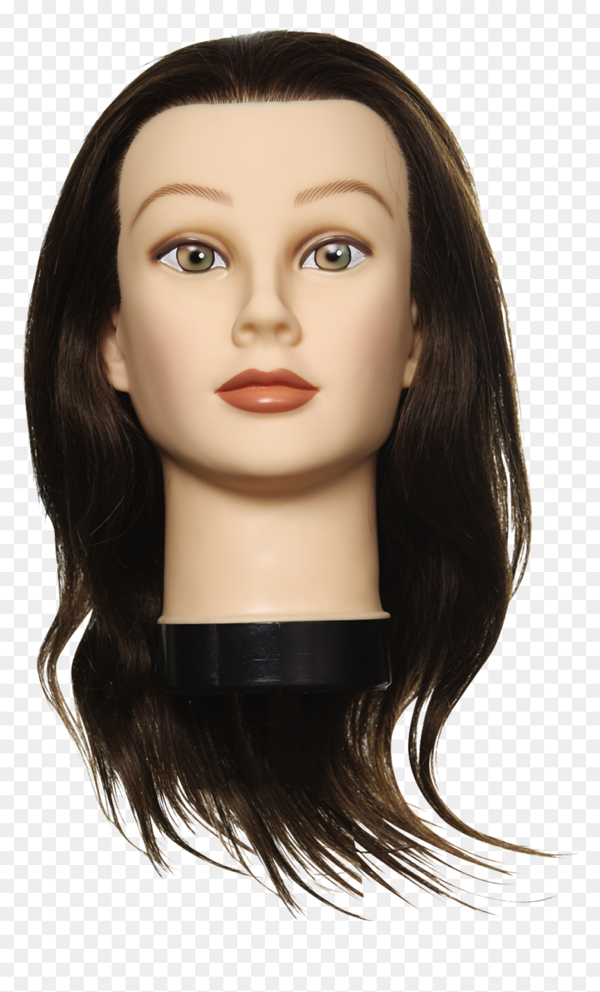 Salon Mannequin Head With Hair, HD Png Download - mannequin head png