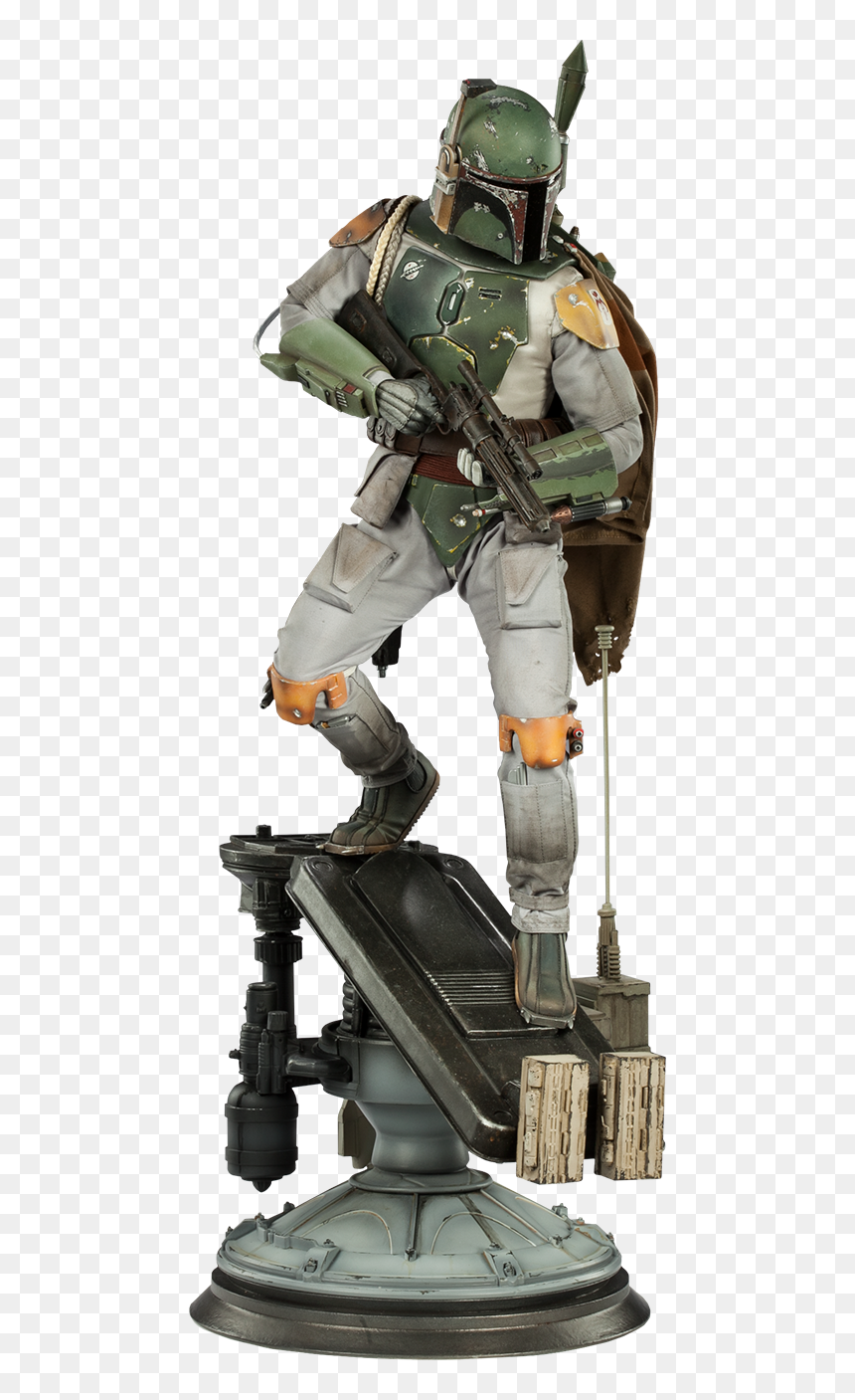 Boba Fett Statue, HD Png Download - jango fett png