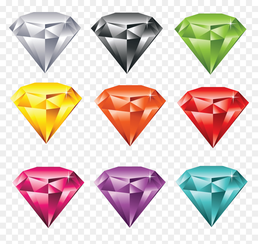 Diamonds Clip Art, HD Png Download - harley quinn diamonds png