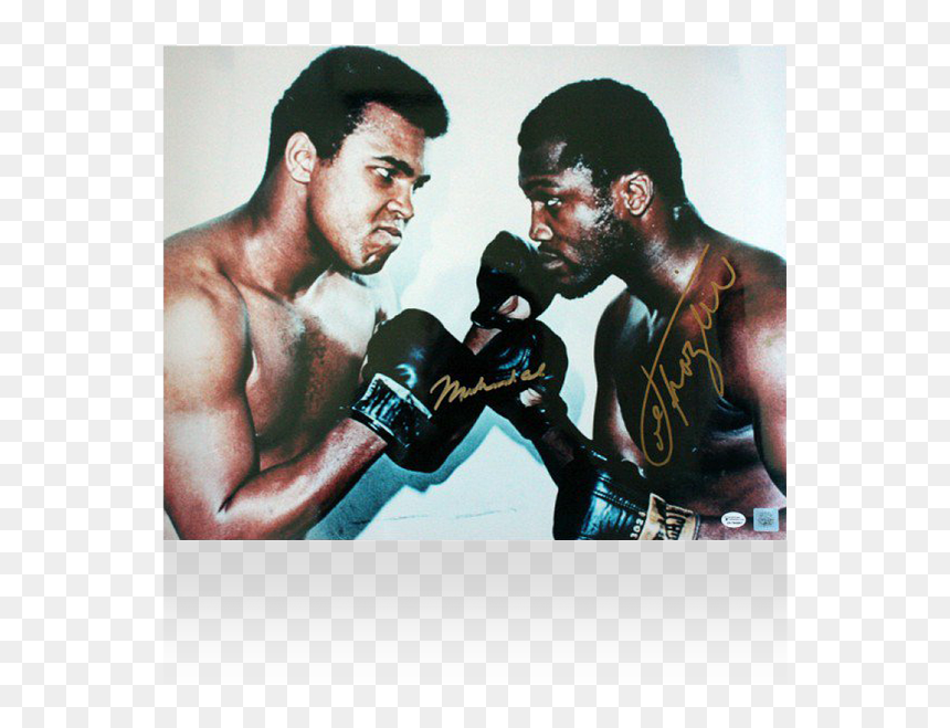 Muhammad Ali & Joe Fraizer Signed - Muhammad Ali Vs Joe Frazier, HD Png Download - muhammad ali png