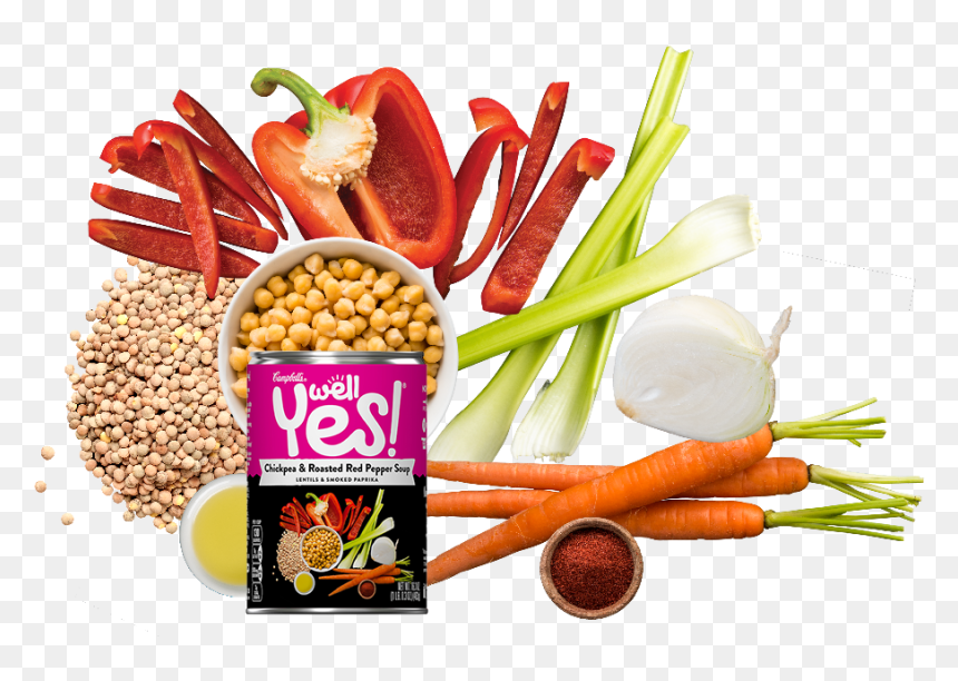 Chickpea And Red Pepper - Natural Foods, HD Png Download - red pepper png