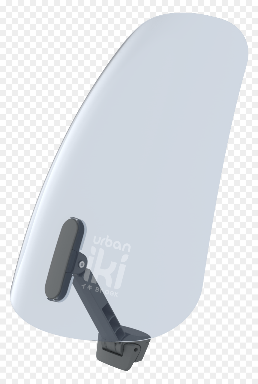 Urban Iki Mini Windshield Bincho Black 01 2 - Urban Iki Rear Seat With Carrier Mounting, HD Png Download - windshield png