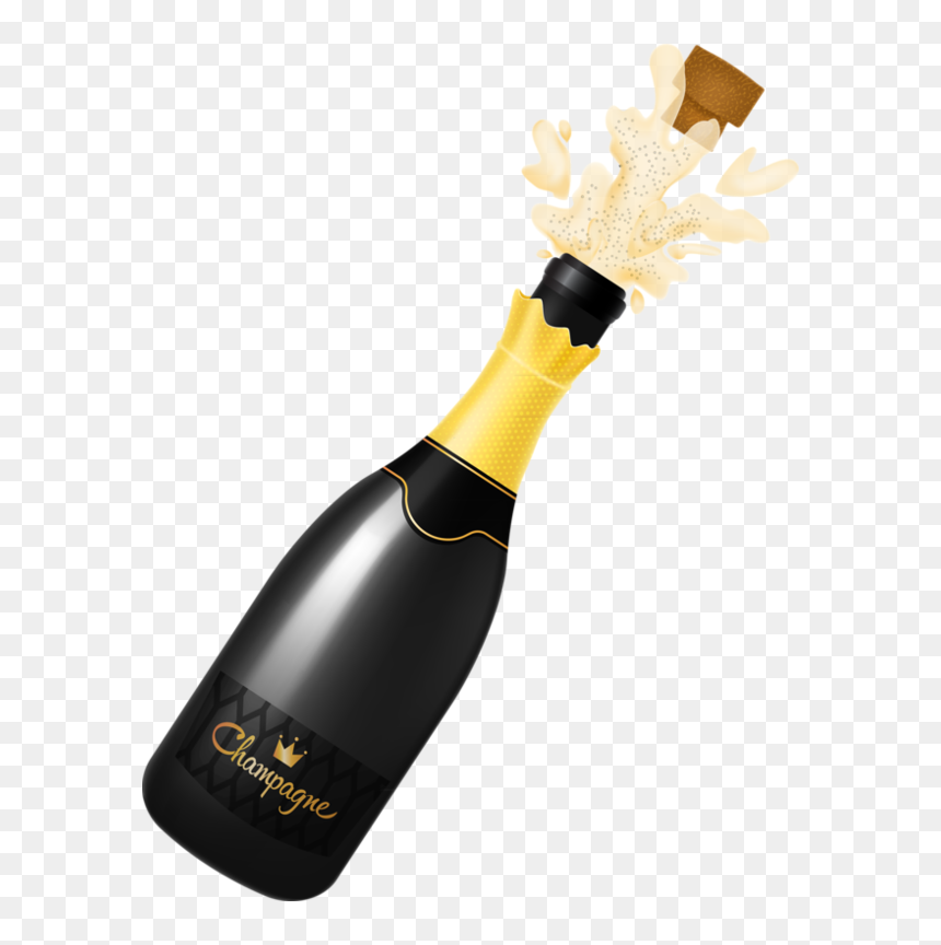 #freetoedit #champagne #bottle #congratulations #congrats - Global Champagne Day 2018, HD Png Download - champagne emoji png