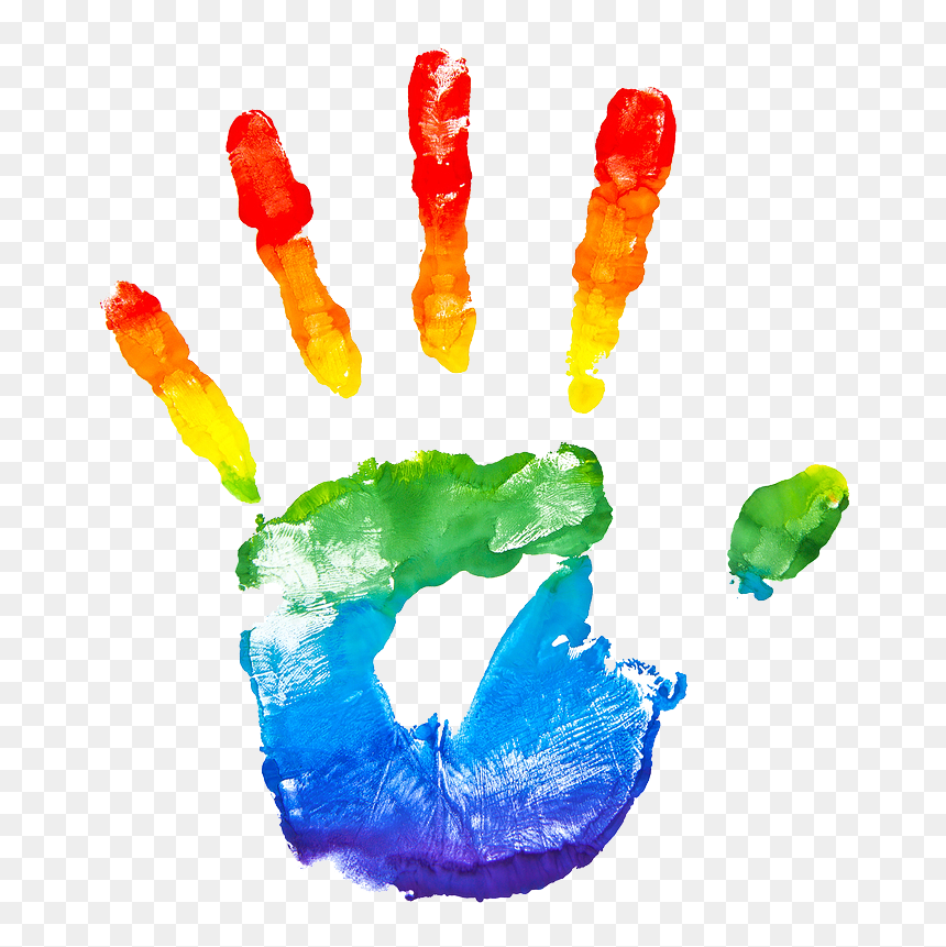 Colour Hand Commercial Printer - Lgbt Transparent Background, HD Png Download - colour png