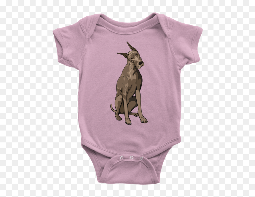Girl Nerdy Baby Onesies, HD Png Download - great dane png