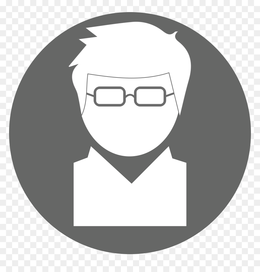 Engineer White On Grey Clip Arts - Small User Icon Png Transparent, Png Download - engineer png