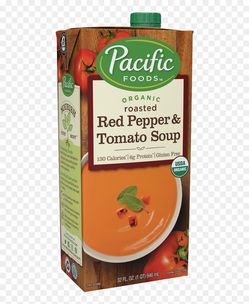 Pacific Roasted Red Pepper And Tomato Soup, HD Png Download - red pepper png