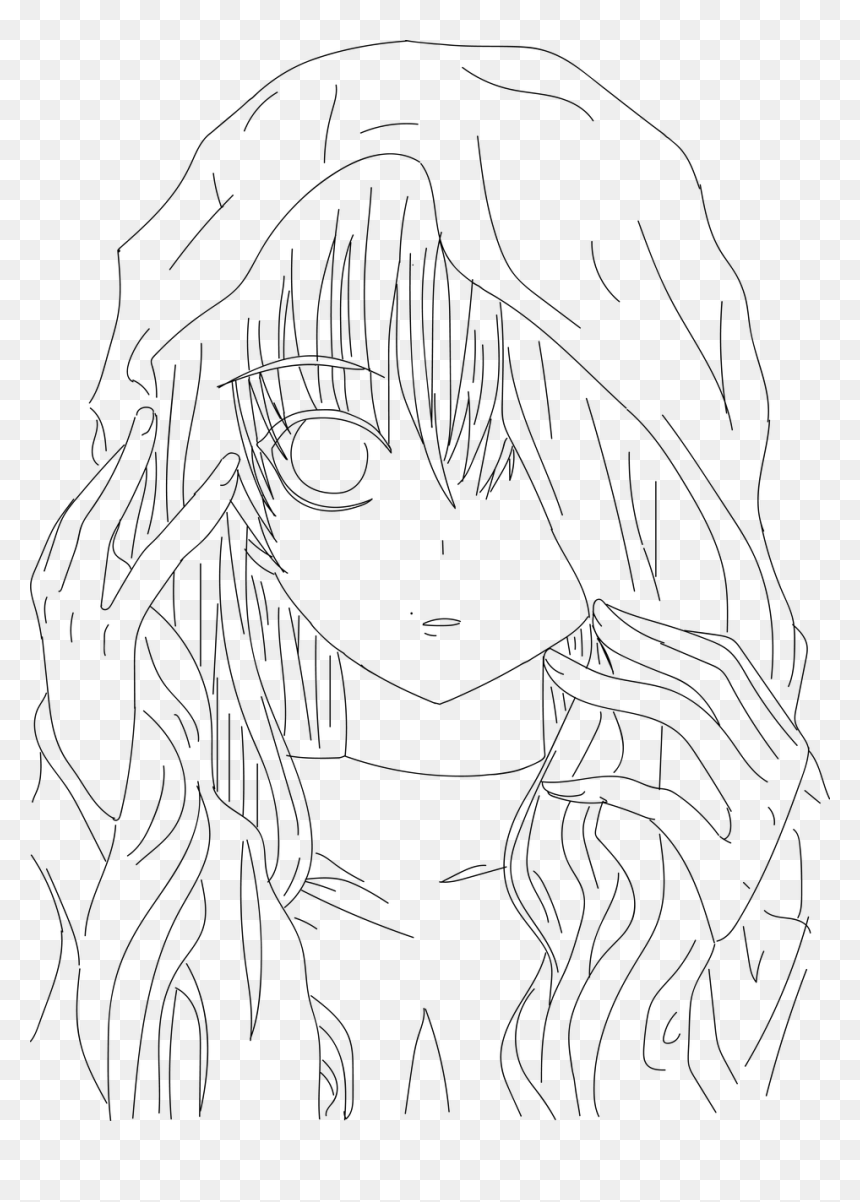ระบายสี อ นิ เมะ, HD Png Download - anime nose png