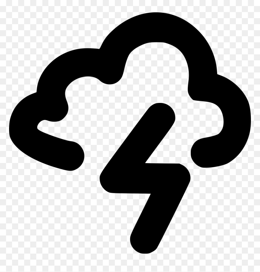 Thunderstorm Png Icon Free Download Onlinewebfonts, Transparent Png - thunderstorm png