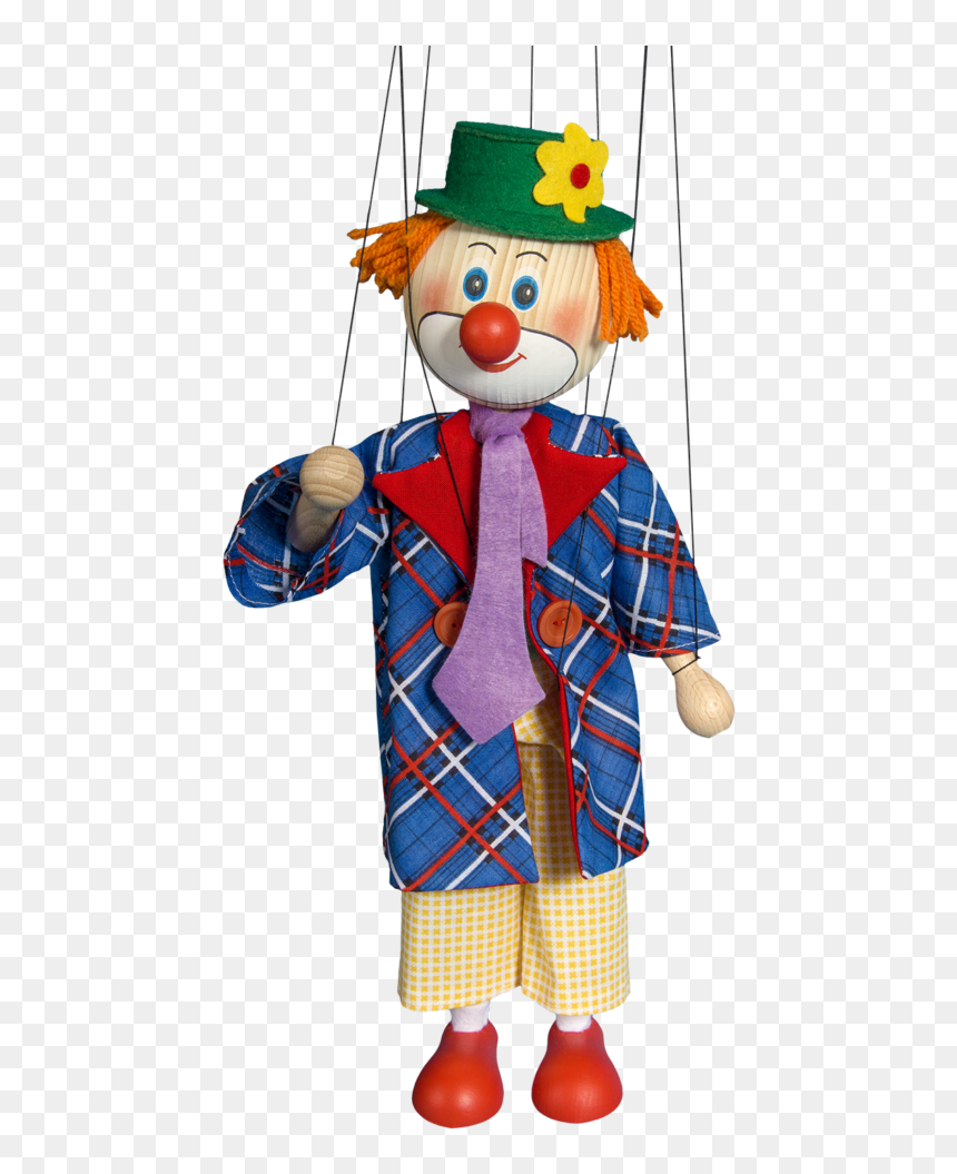 Марионетка Клоун, Marionette Clown - Marionette Clown, HD Png Download - clown hat png