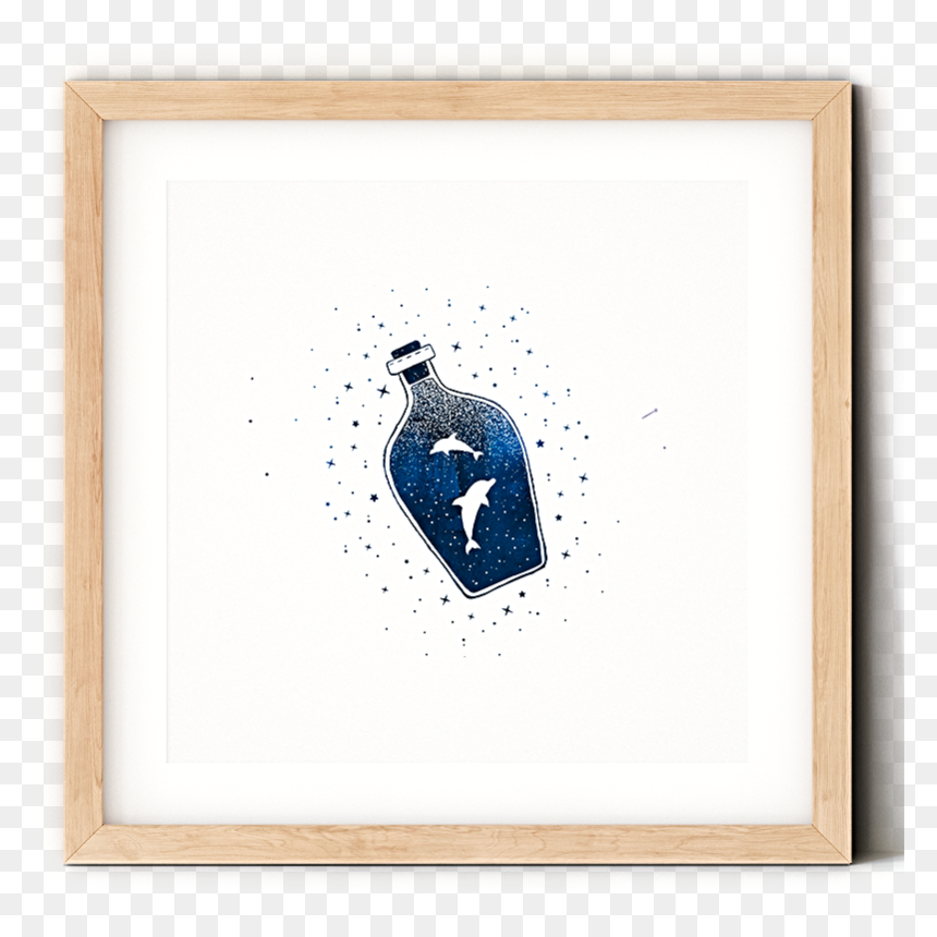Dolphinsquare, HD Png Download - message in a bottle png