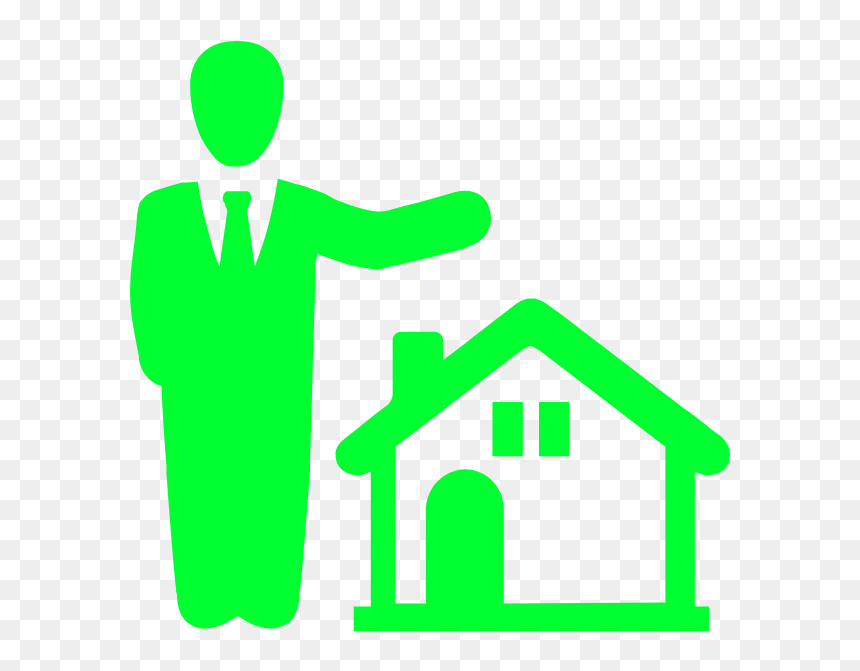 Real Estate Clipart Property Manager - Real Estate Broker Icon, HD Png Download - real estate icon png