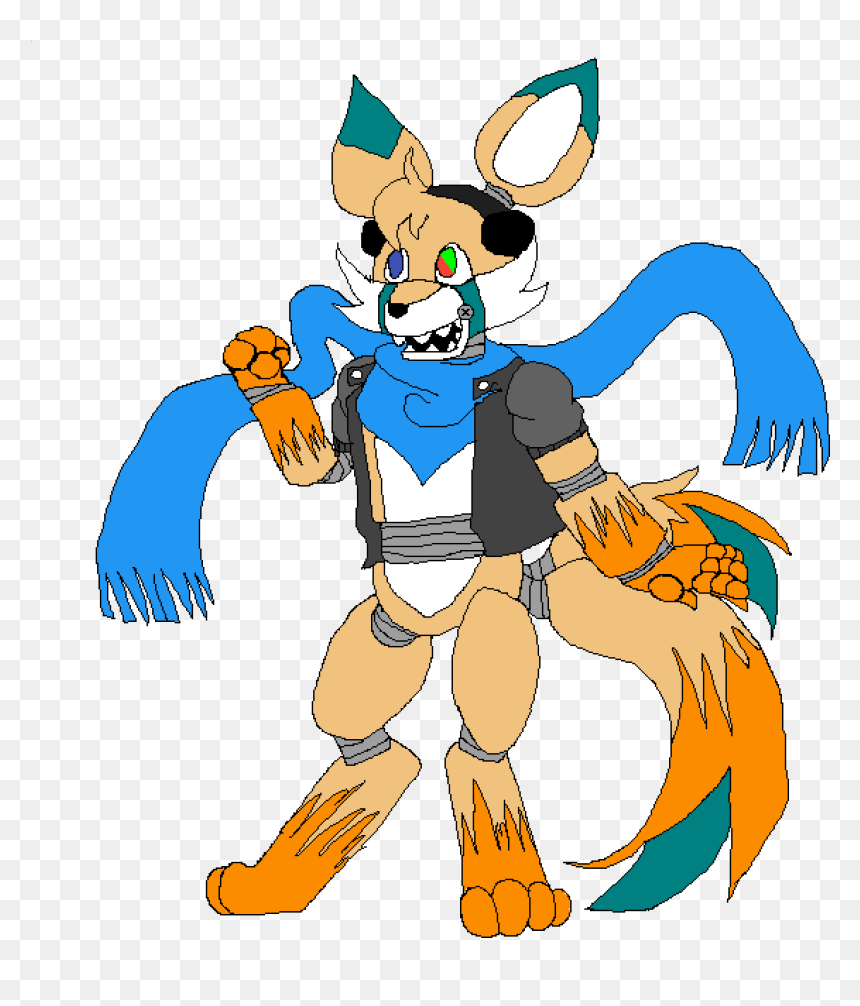 Noah The Fennec Fox Colored - Fennec Fox, HD Png Download - fennec fox png