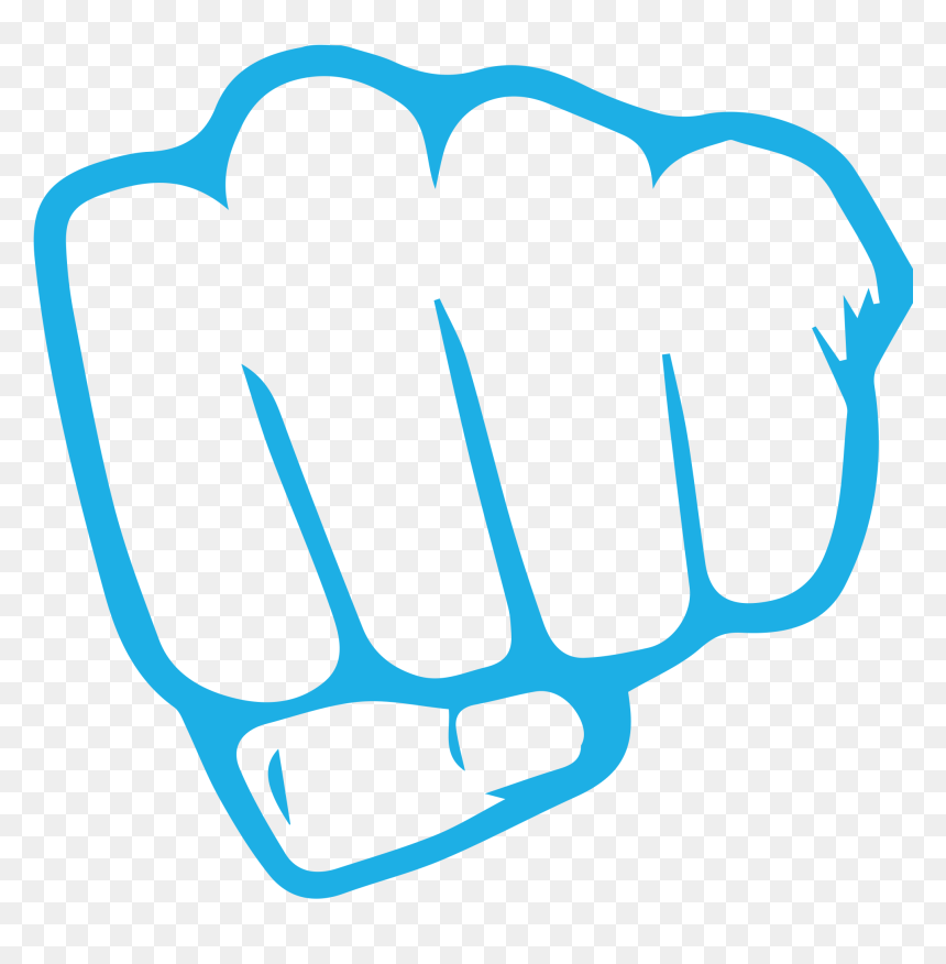 Punch Png Pic - Bet You Cant Like, Transparent Png - raised fist png