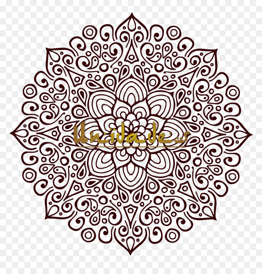 Mandala Coloring Book Rangoli - Rangoli Clipart Png, Transparent Png - mandalas png