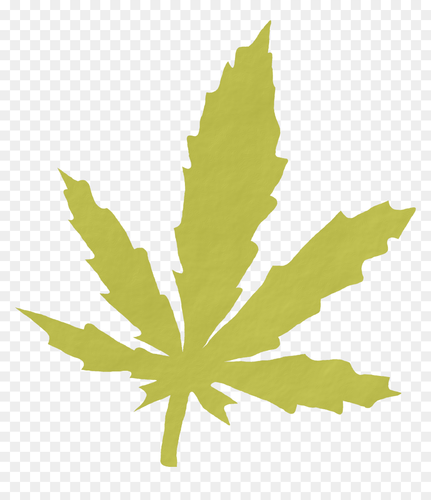 This Free Icons Png Design Of The Leaf - Cannabis Leaf Bmp, Transparent Png - cannabis leaf png