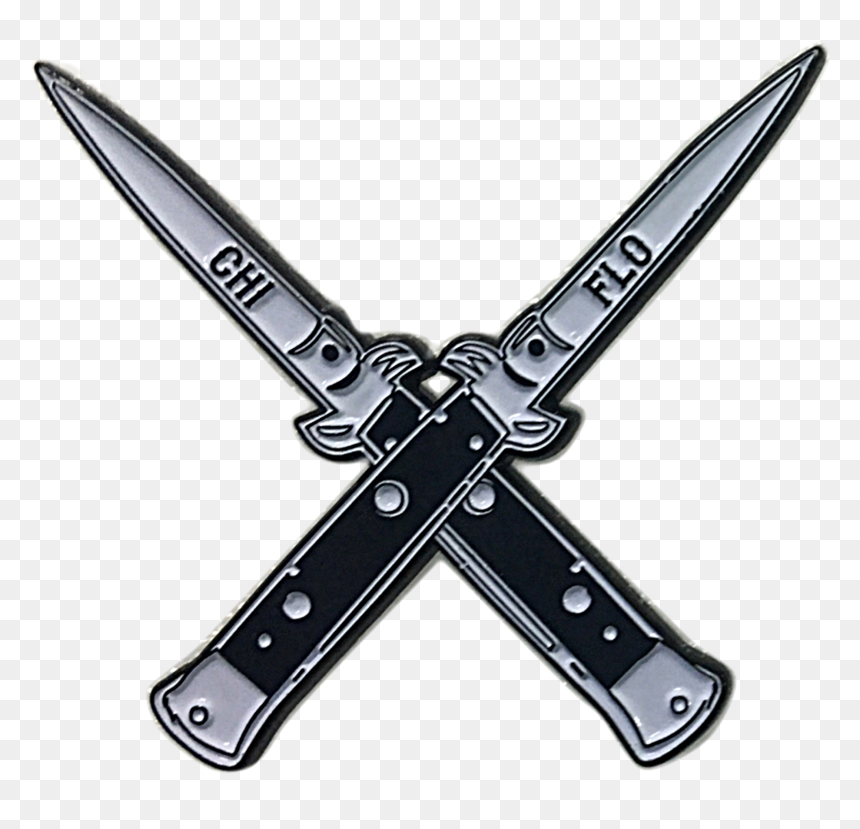 Chi Flo Switchblade Cross Gang Lapel Pin V=1482884589 - Switch Blade Png, Transparent Png - switchblade png