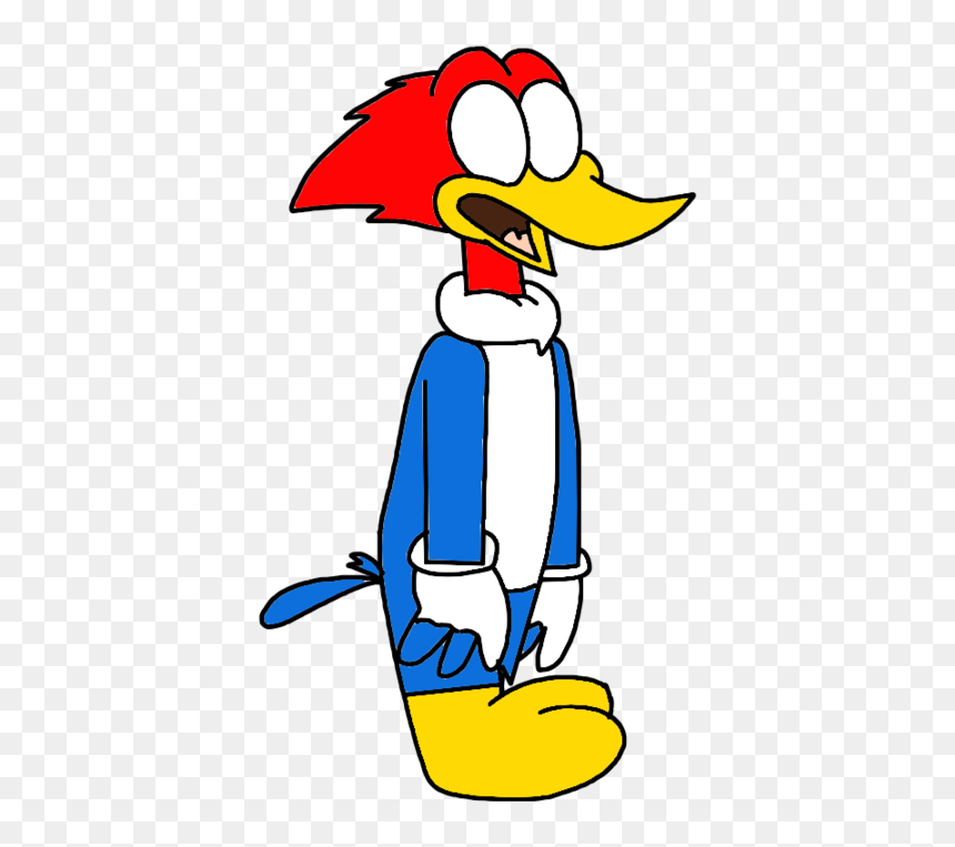 Zombie Woody Woodpecker Walking - Woody Woodpecker Vs Bendy Food, HD Png Download - woody woodpecker png