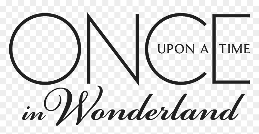 Logo Wonderland-bw - Once Upon A Time In Wonderland Logo, HD Png Download - alice in wonderland clock png
