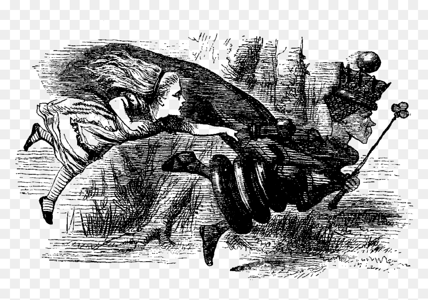 This Is Another In The Series Of Alice In Wonderland - Now Here You See It Takes All, HD Png Download - alice in wonderland clock png