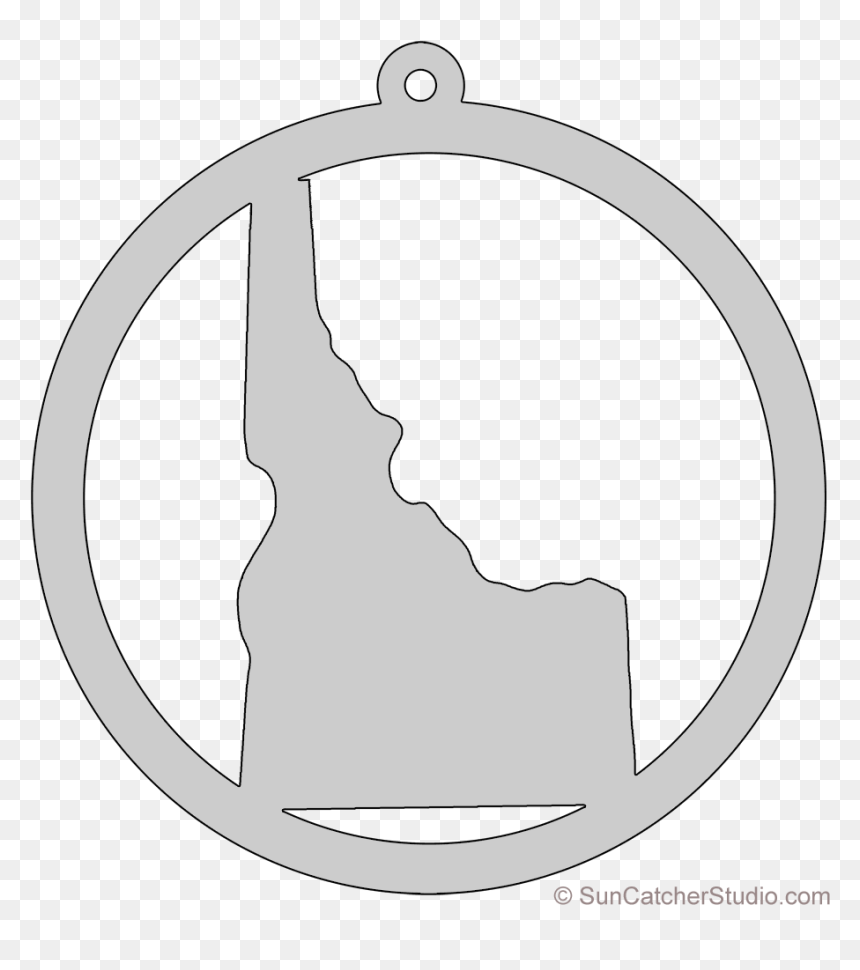 Circle, HD Png Download - florida map outline png
