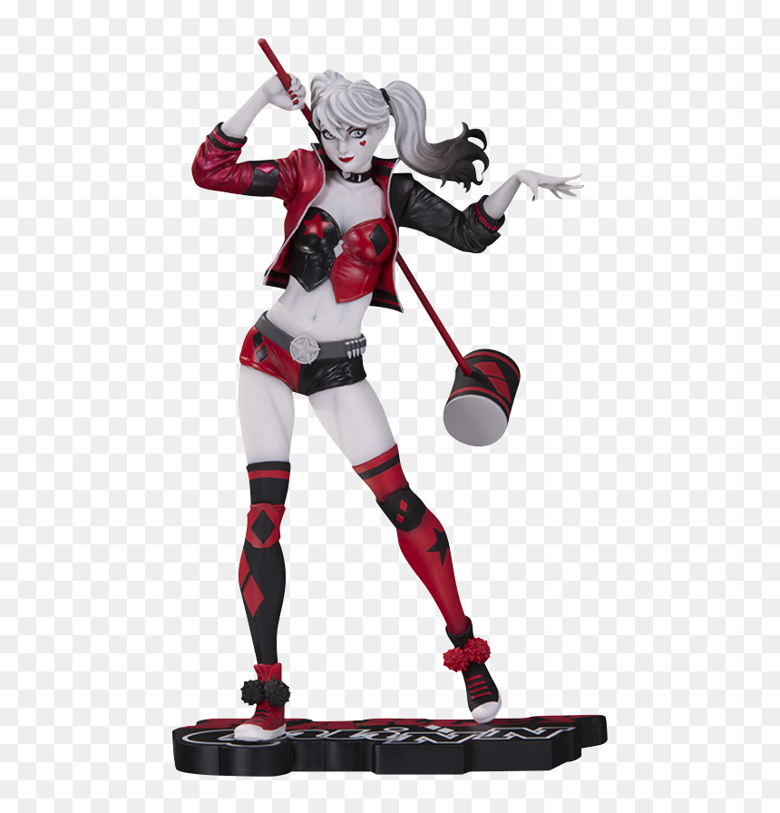 Transparent Harley Quinn Clipart - Harley Quinn Statue, HD Png Download - harley quinn diamonds png