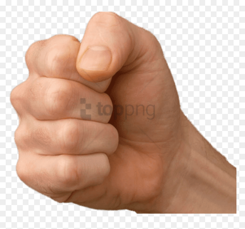 Free Png Download Clenched Fist Male Hand Png Images - Clenched Fist Png, Transparent Png - raised fist png