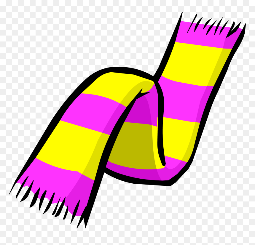 Club Penguin Rewritten Wiki - Scarf Clipart, HD Png Download - christmas scarf png