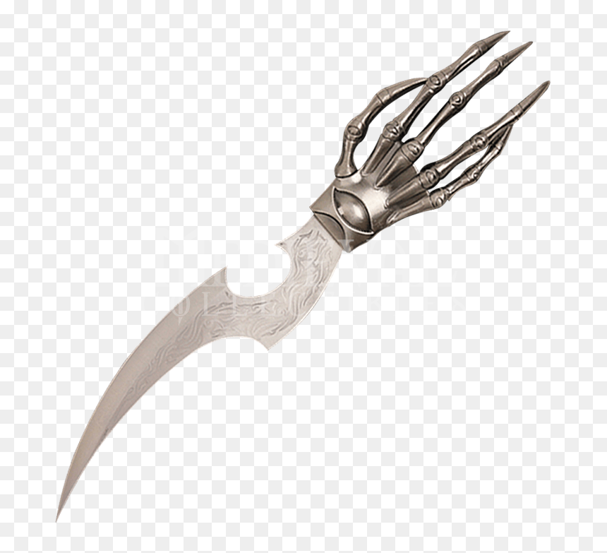 Skeleton Hand Dagger - Blade, HD Png Download - skeleton hand png