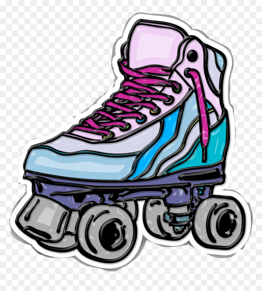 #ролики #ролик #clipart #picsart #png #stikers #коньки - Quad Skates, Transparent Png - kamina glasses png