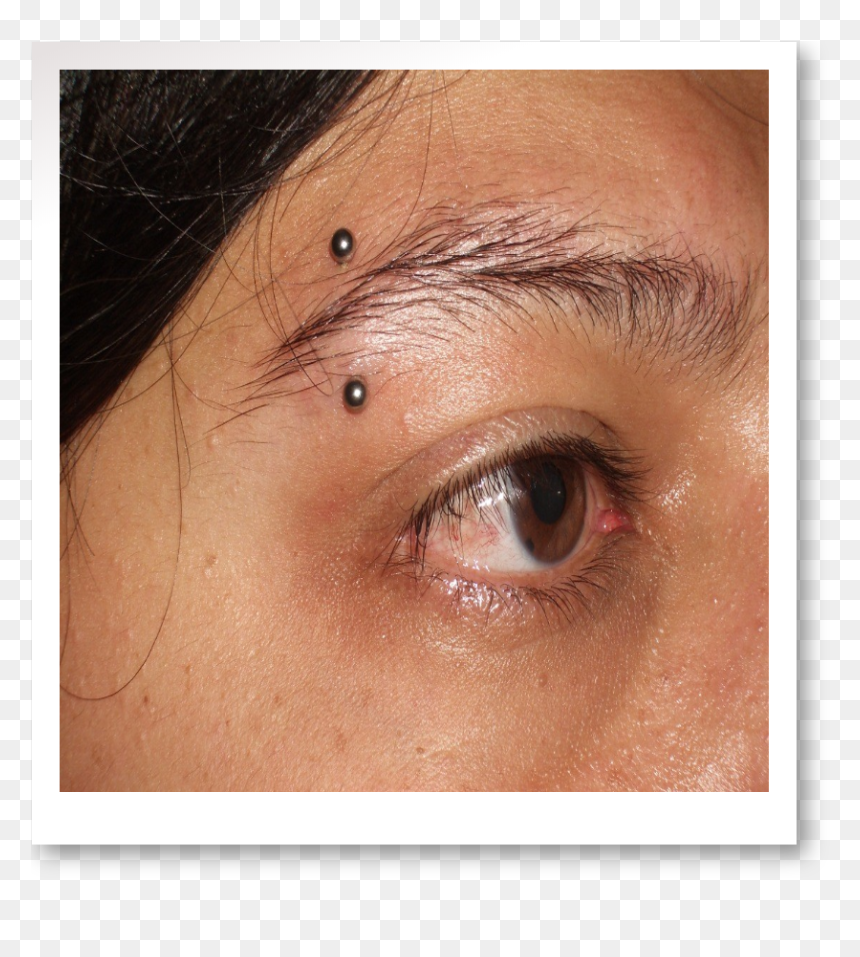 Close-up, HD Png Download - eyebrow piercing png