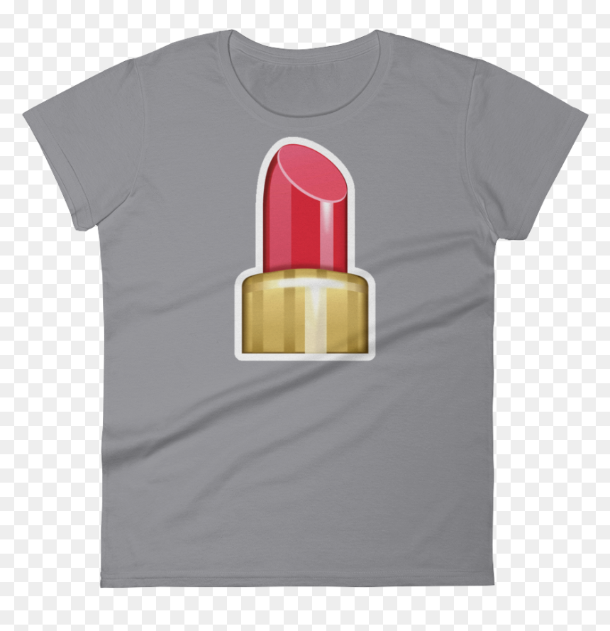Women"s Emoji T Shirt - Bullet, HD Png Download - lipstick emoji png