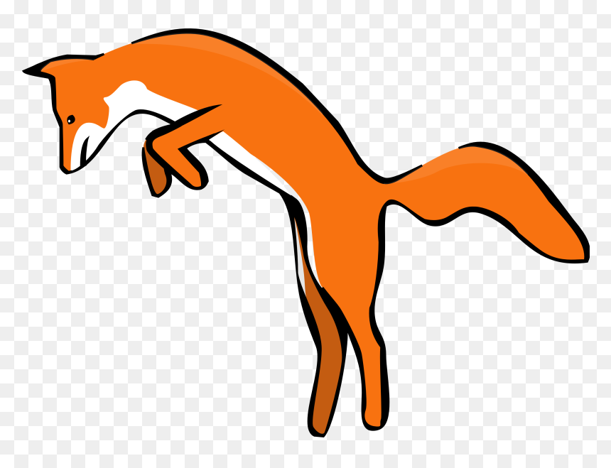Fox Clipart - Red Fox Clipart, HD Png Download - fox clipart png