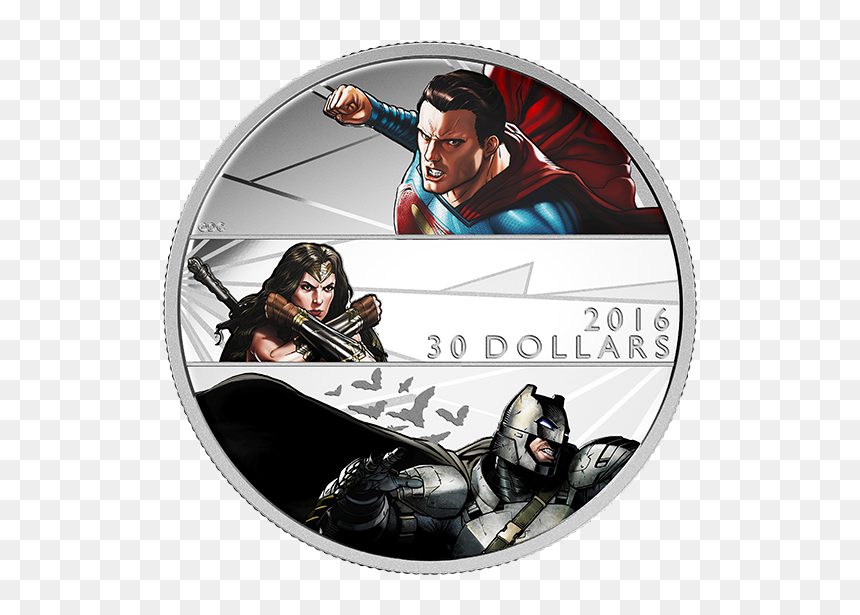 2016 Batman Vs Superman Coin, HD Png Download - ben affleck batman png