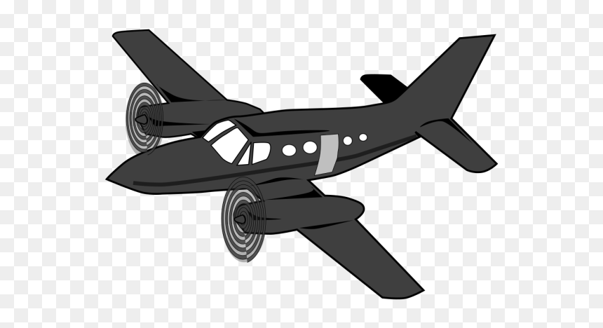 Dark Plane Png Clip Art - U 2 Plane Cartoon, Transparent Png - plane emoji png