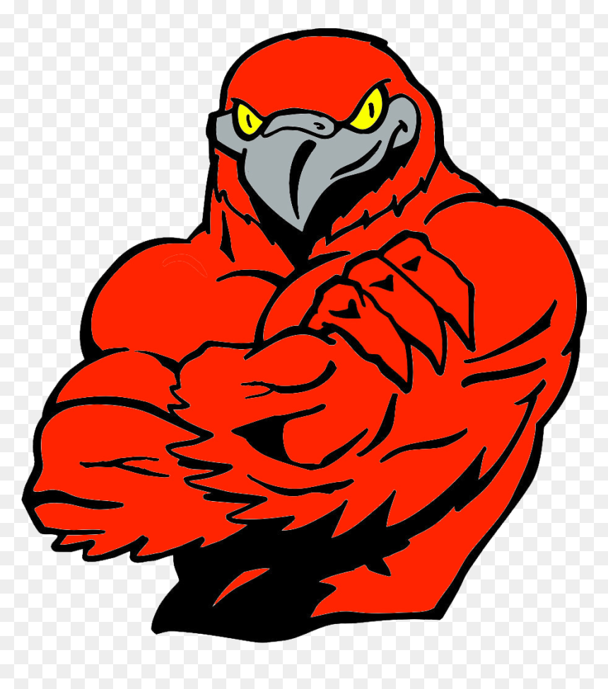 Falcons Basketball Clipart - Ehf Passau Black Hawks, HD Png Download - muscles png