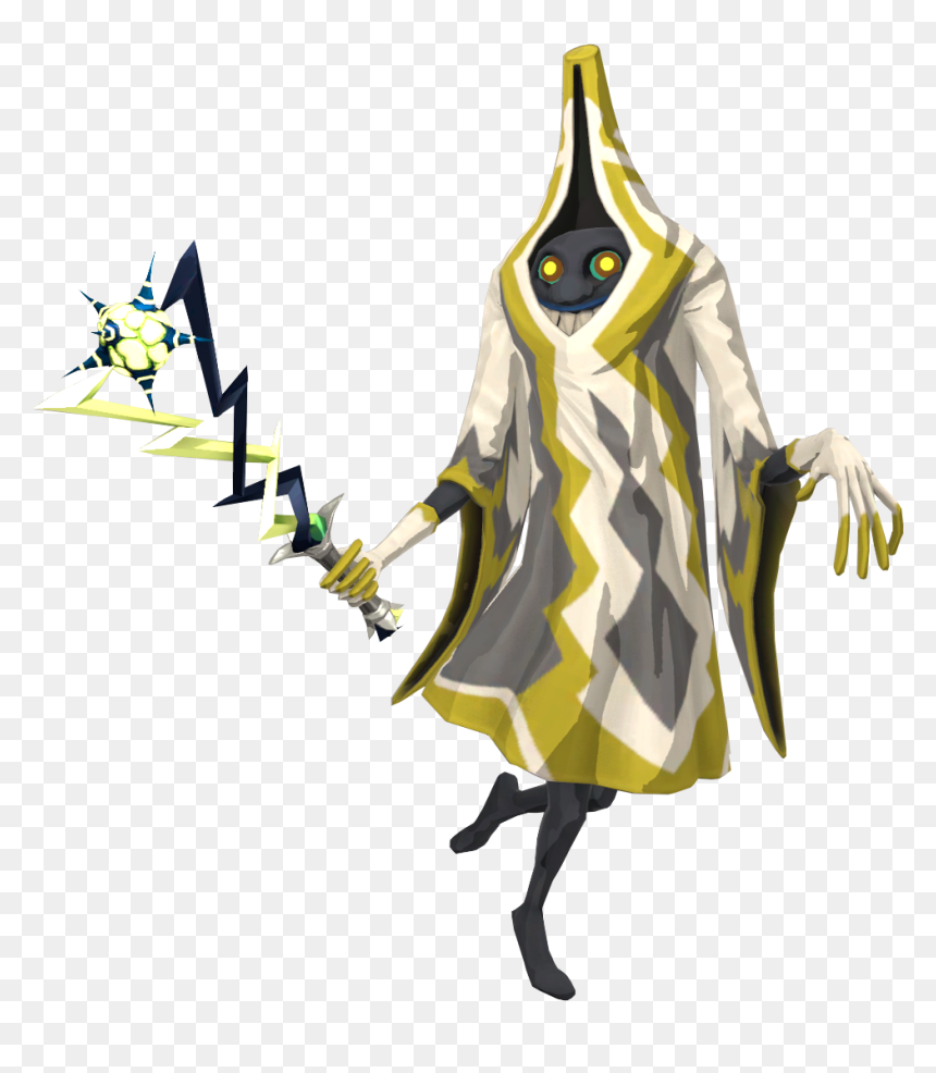 Botw Thunder Wizzrobe Model - Zelda Breath Of The Wild Fire Wizzrobe, HD Png Download - thunderstorm png