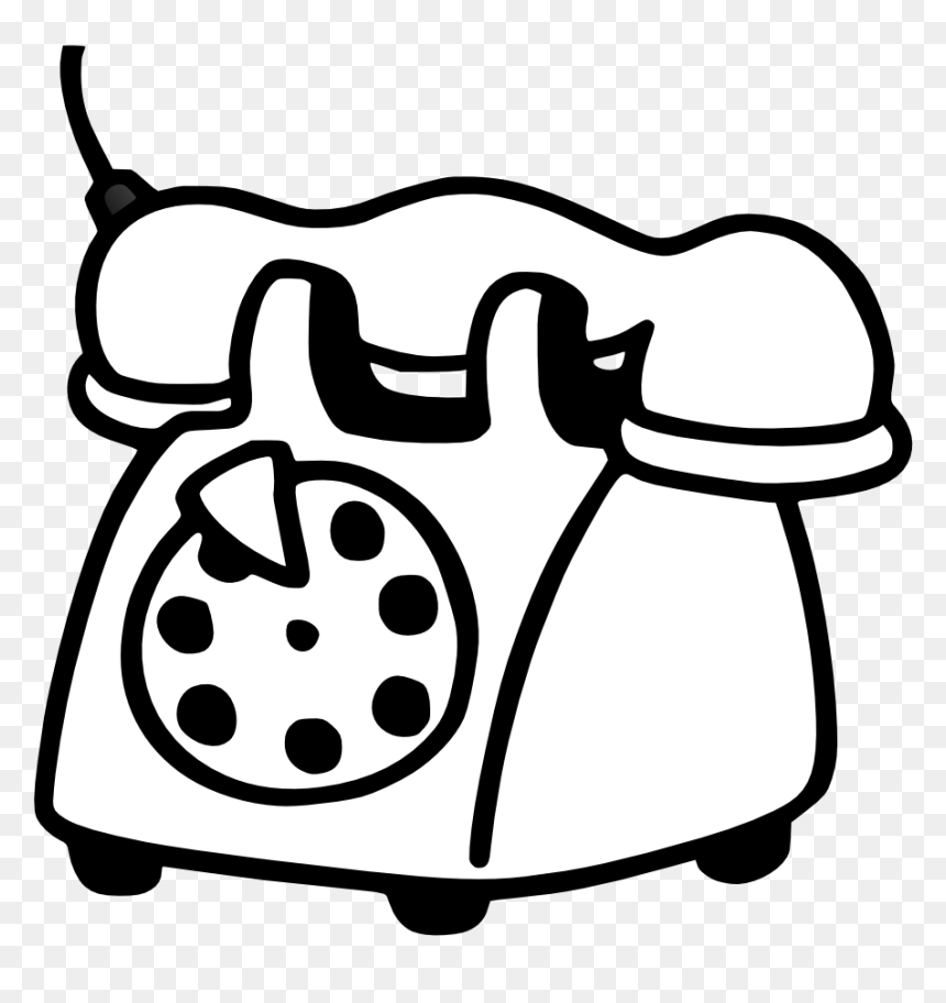 Telephone Clipart White Png - Dia Do Telefone Atividades, Transparent Png - telefone png