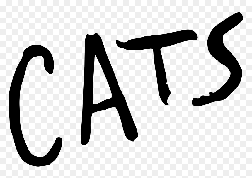 Cats The Musical Logo Transparent & Png Clipart Free - Cats The Musical Logo, Png Download - cat logo png