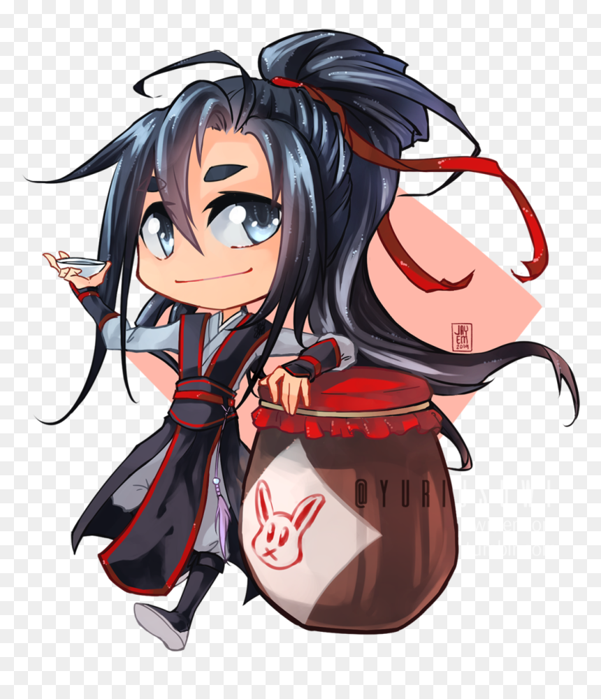 Wei Wuxian Chibi, HD Png Download - anime chibi png