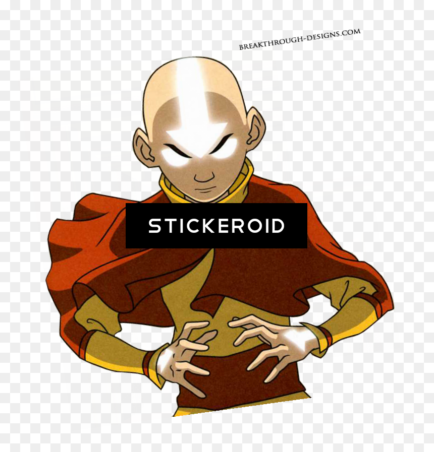 Last Airbender Cartoon Aang , Png Download - Avatar The Last Airbender Png, Transparent Png - aang png