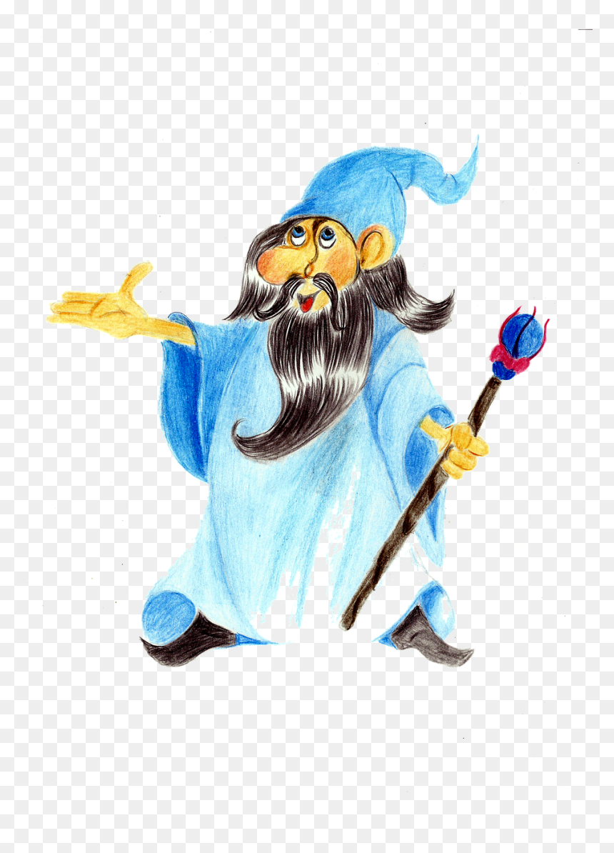Zauberer Png, Transparent Png - colored pencil png