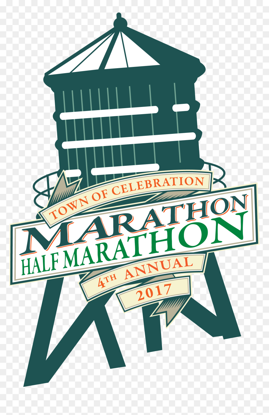 2017 Marathon Logo - Town Of Celebration Marathon And Half Marathon 2020, HD Png Download - epcot logo png