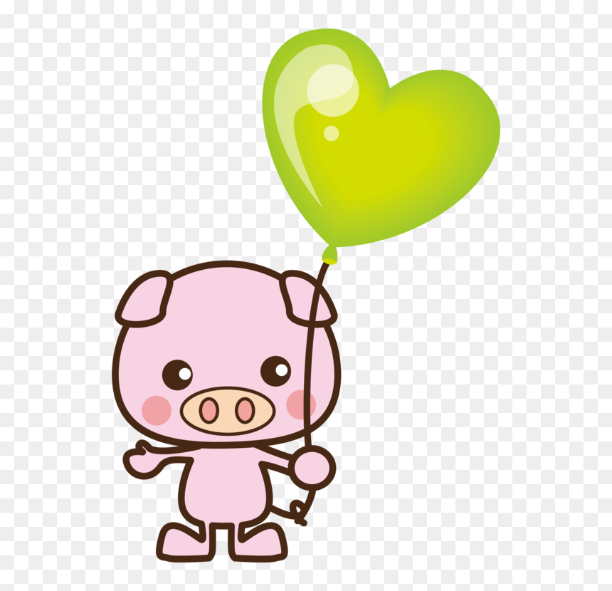 Pink,heart,balloon - Transparent Koala Gif, HD Png Download - pink balloon png