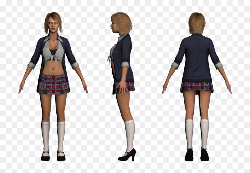 Download Zip Archive - Girl, HD Png Download - duke nukem png