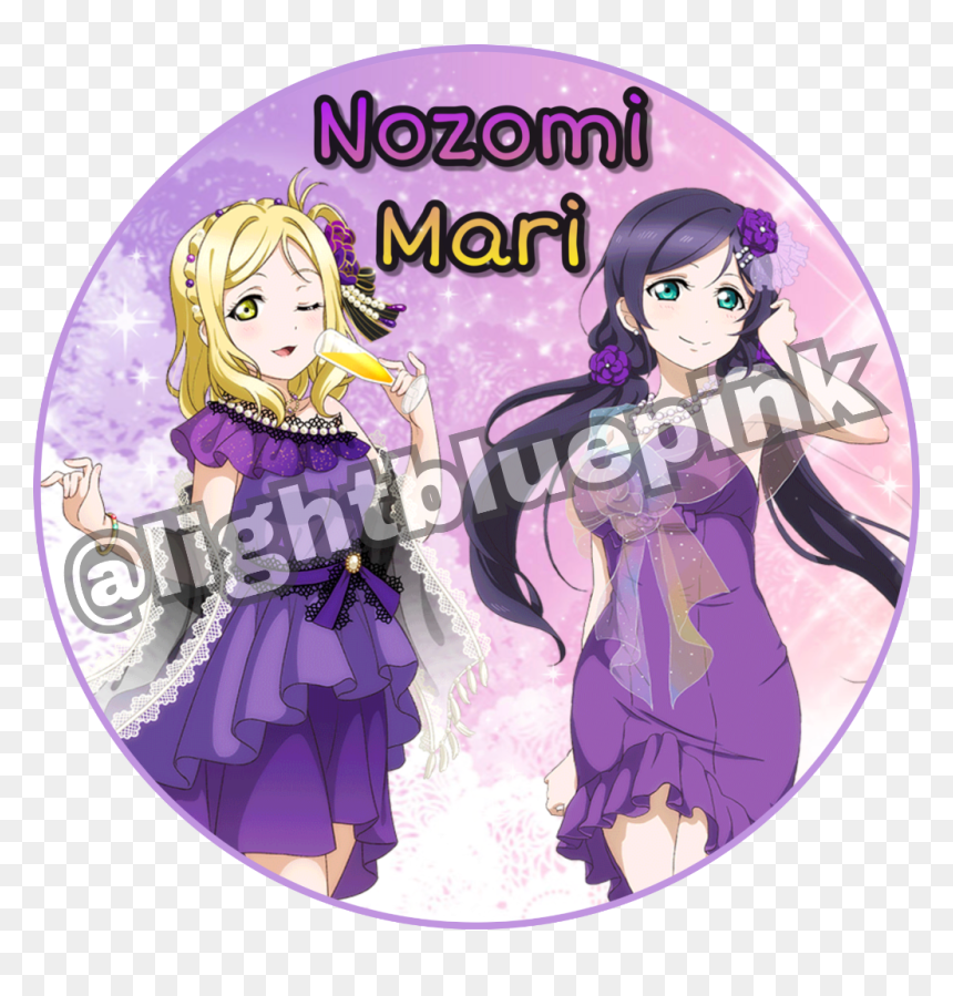 Nozomi Tojo Nozomitojo Mari Ohara Mariohara Wedding - Cartoon, HD Png Download - nozomi tojo png