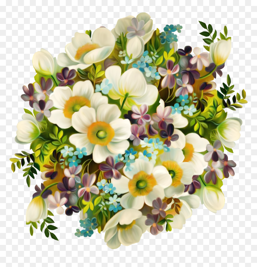 Transparent Pansies Png - Flores Vintage, Png Download - flores vintage png