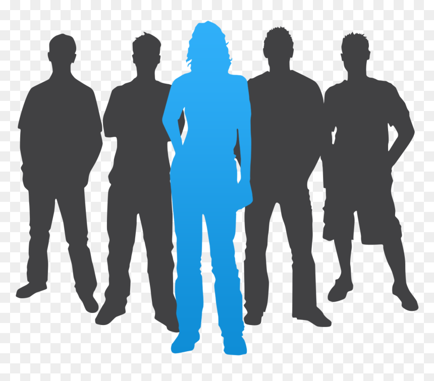Woman Leader Casual Silhouette - Silueta De Personas Png, Transparent Png - leader png